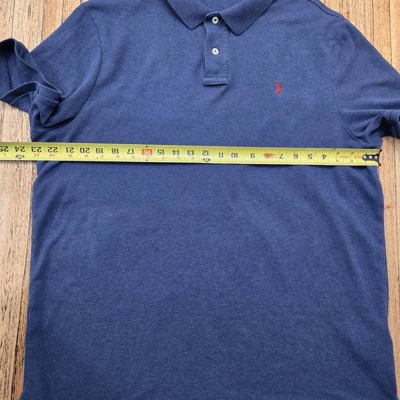 POLO By Ralph Lauren Mens Blue XL 100% Cotton Polo Shirt - Picture 4 of 12